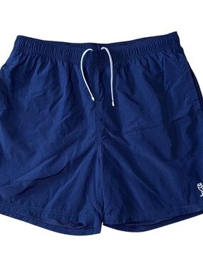 OVO Nylon Running Shorts Blue Drawstring October's Very Own Mens Size Large (D)